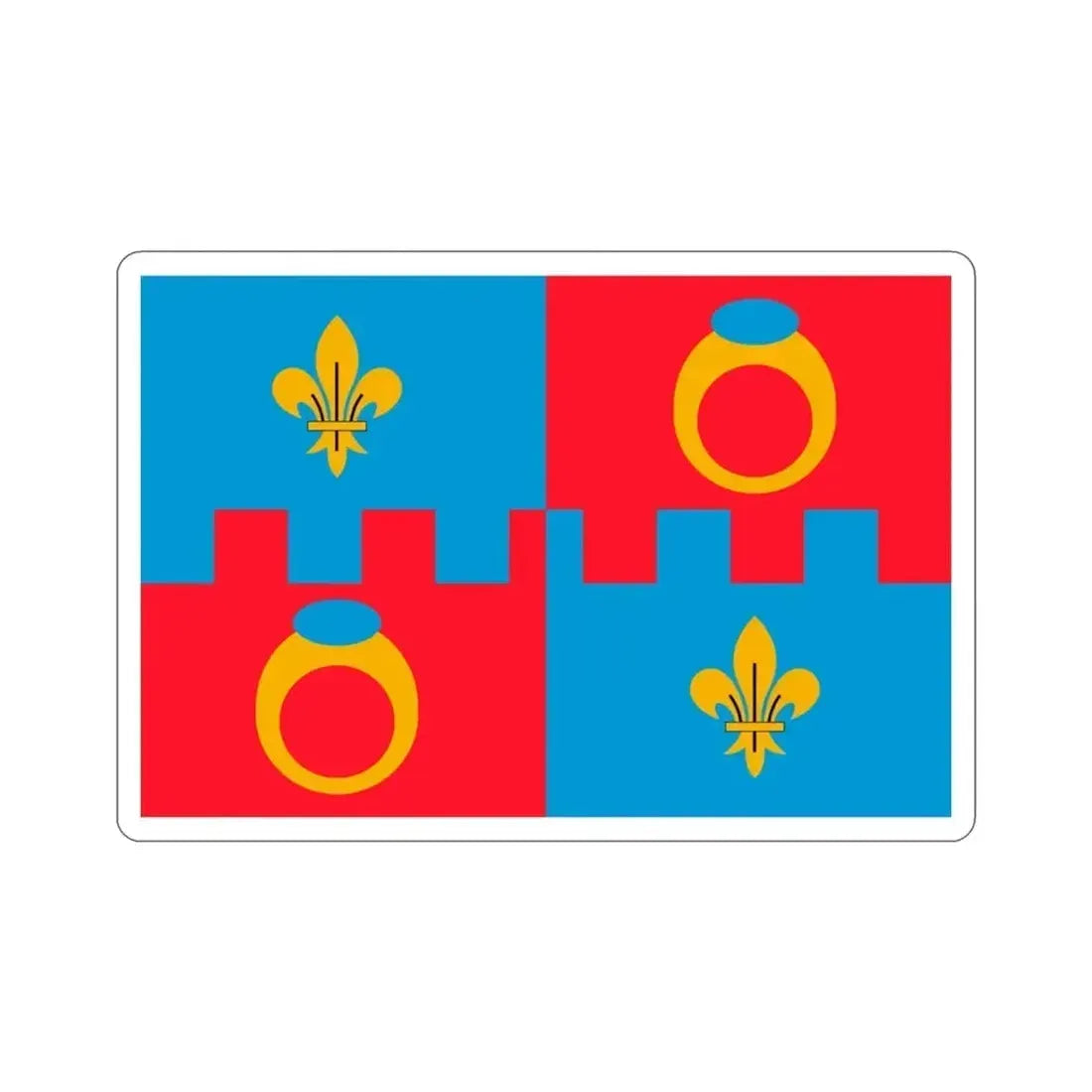 Flag of Montgomery County Maryland STICKER Vinyl Die-Cut Decal - The Sticker Space