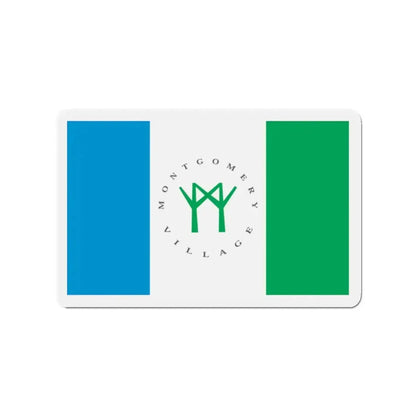 Flag of Montgomery Village Maryland - Refrigerator Magnet 2 Inch - The Sticker Space