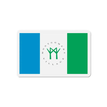 Flag of Montgomery Village Maryland - Refrigerator Magnet 5 Inch - The Sticker Space