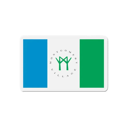 Flag of Montgomery Village Maryland - Refrigerator Magnet - The Sticker Space