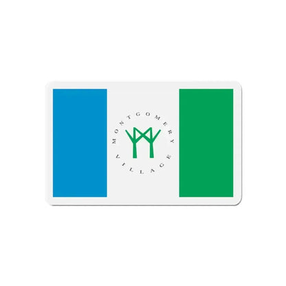 Flag of Montgomery Village Maryland - Refrigerator Magnet - The Sticker Space