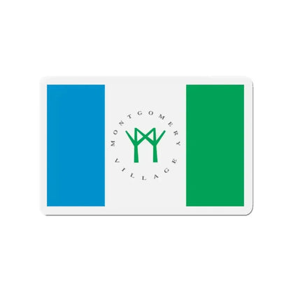 Flag of Montgomery Village Maryland - Refrigerator Magnet - The Sticker Space