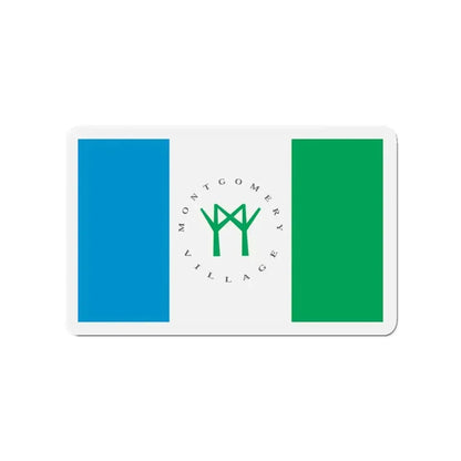 Flag of Montgomery Village Maryland - Refrigerator Magnet - The Sticker Space