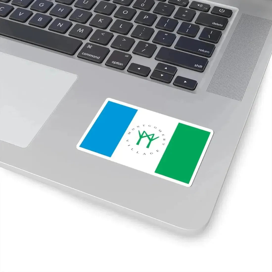 Flag of Montgomery Village Maryland (United States) STICKER Vinyl Kiss-Cut Decal - The Sticker Space