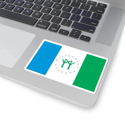 Flag of Montgomery Village Maryland (United States) STICKER Vinyl Kiss-Cut Decal - The Sticker Space