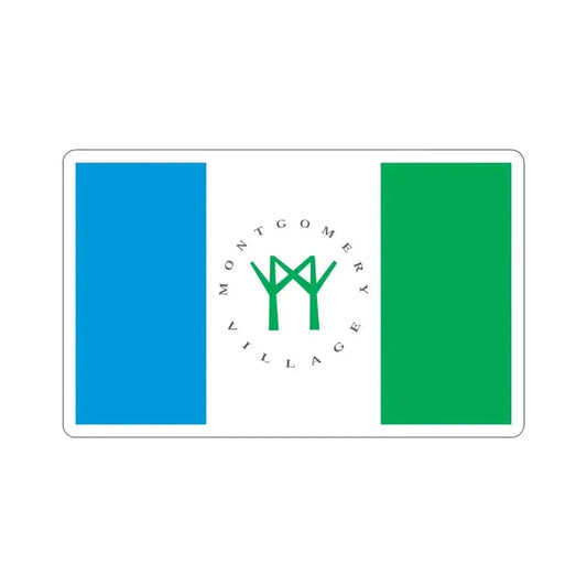 Flag of Montgomery Village Maryland USA STICKER Vinyl Die-Cut Decal 6 Inch - The Sticker Space