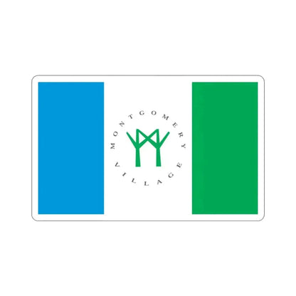 Flag of Montgomery Village Maryland USA STICKER Vinyl Die-Cut Decal - The Sticker Space