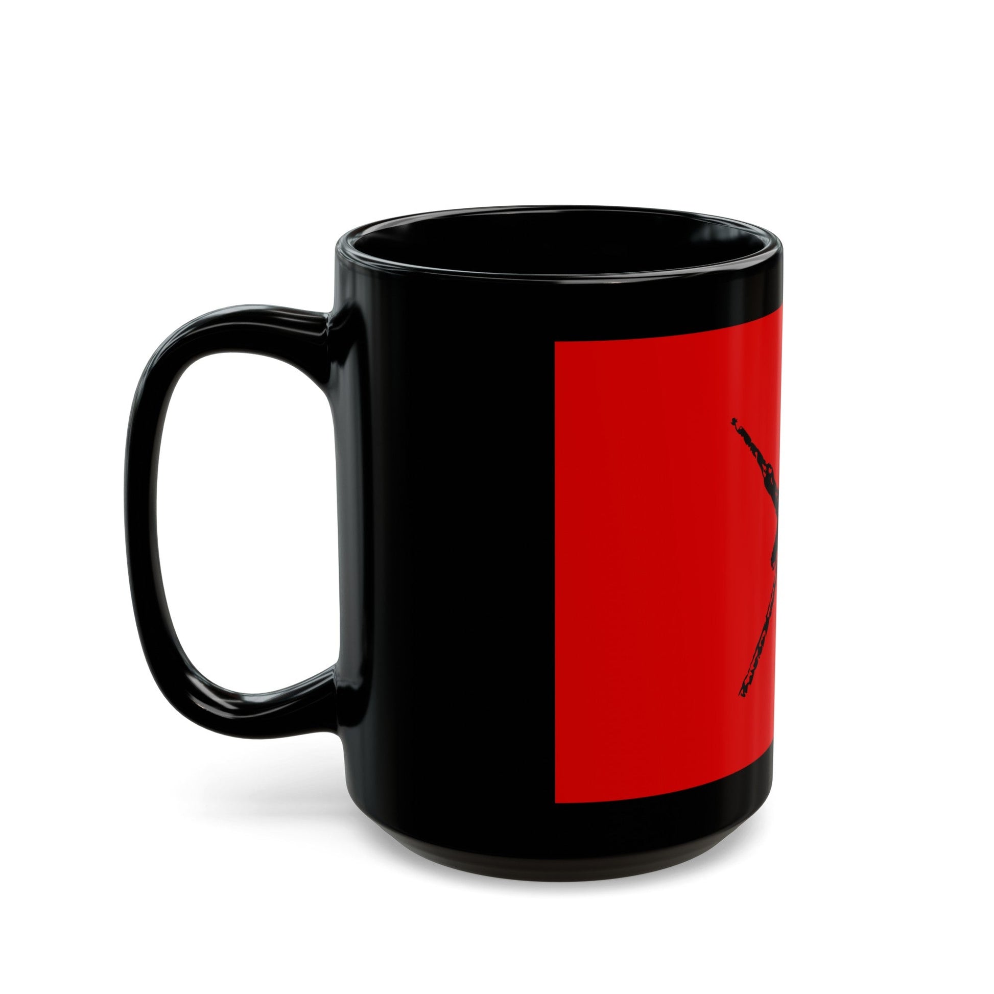 Flag of Montoneros - Black Coffee Mug-The Sticker Space