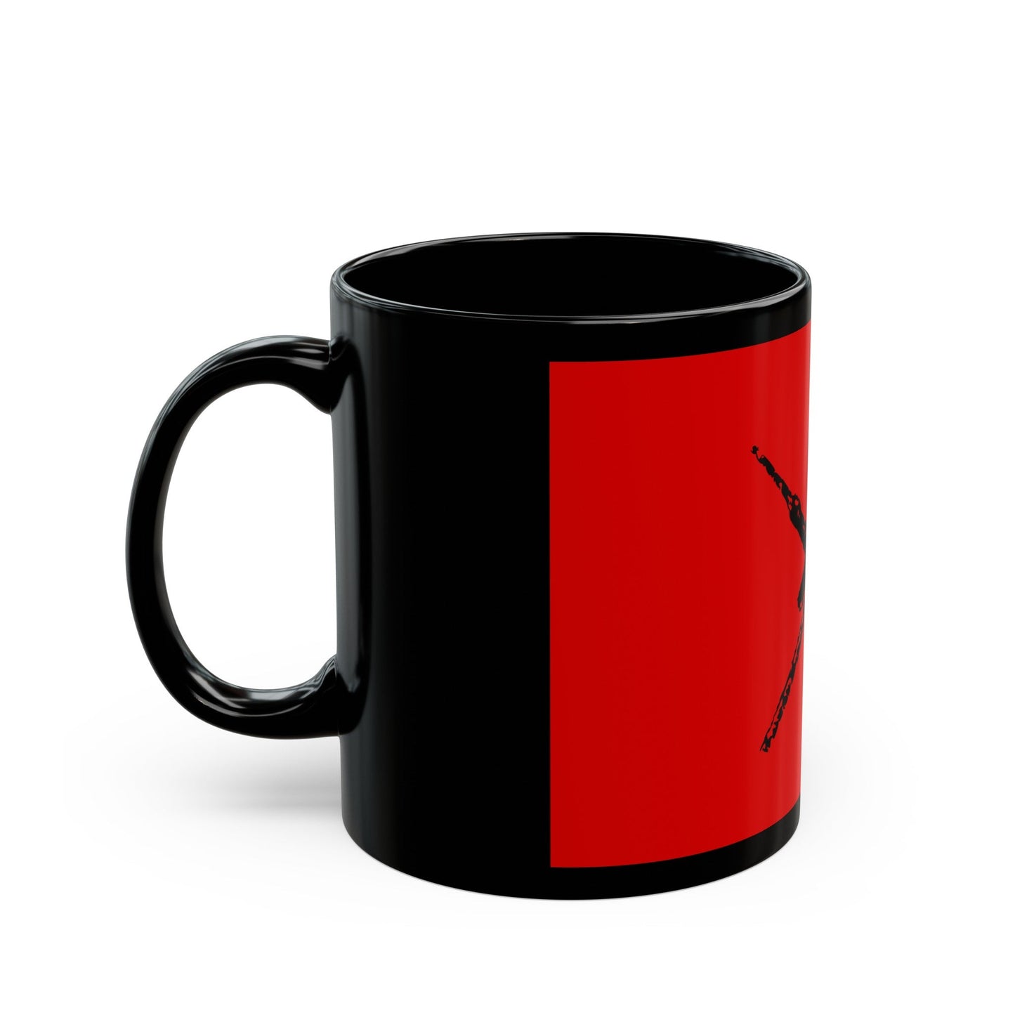 Flag of Montoneros - Black Coffee Mug-The Sticker Space