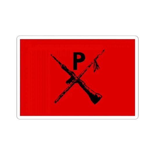 Flag of Montoneros - STICKER Vinyl Kiss-Cut Decal 2 Inch White - The Sticker Space