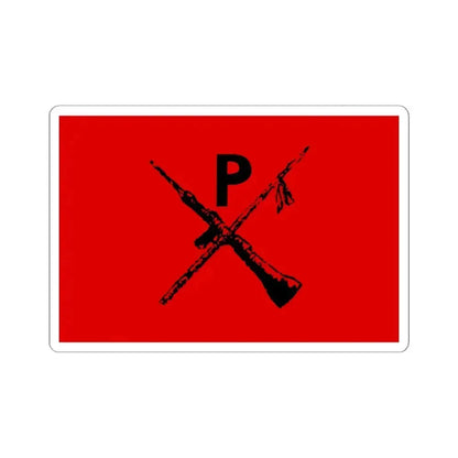 Flag of Montoneros - STICKER Vinyl Kiss-Cut Decal 6 Inch White - The Sticker Space