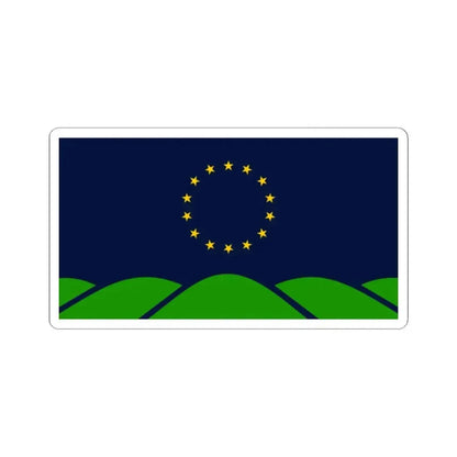 Flag of Montpelier Vermont (United States) STICKER Vinyl Kiss-Cut Decal 2 Inch White - The Sticker Space