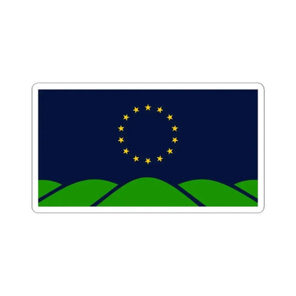 Flag of Montpelier Vermont (United States) STICKER Vinyl Kiss-Cut Decal 6 Inch White - The Sticker Space