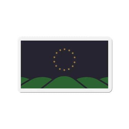 Flag of Montpelier VT - Refrigerator Magnet 2 Inch - The Sticker Space