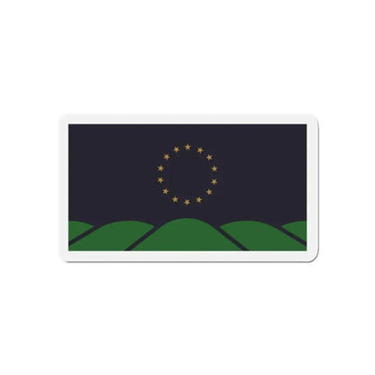Flag of Montpelier VT - Refrigerator Magnet 5 Inch - The Sticker Space