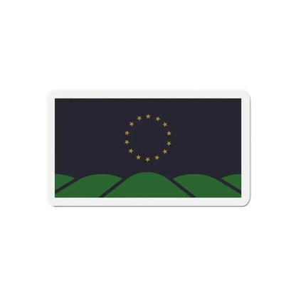 Flag of Montpelier VT - Refrigerator Magnet 6 Inch - The Sticker Space
