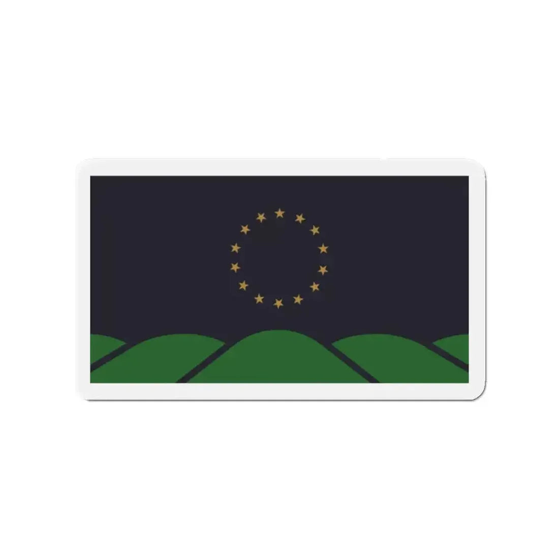 Flag of Montpelier VT - Refrigerator Magnet - The Sticker Space