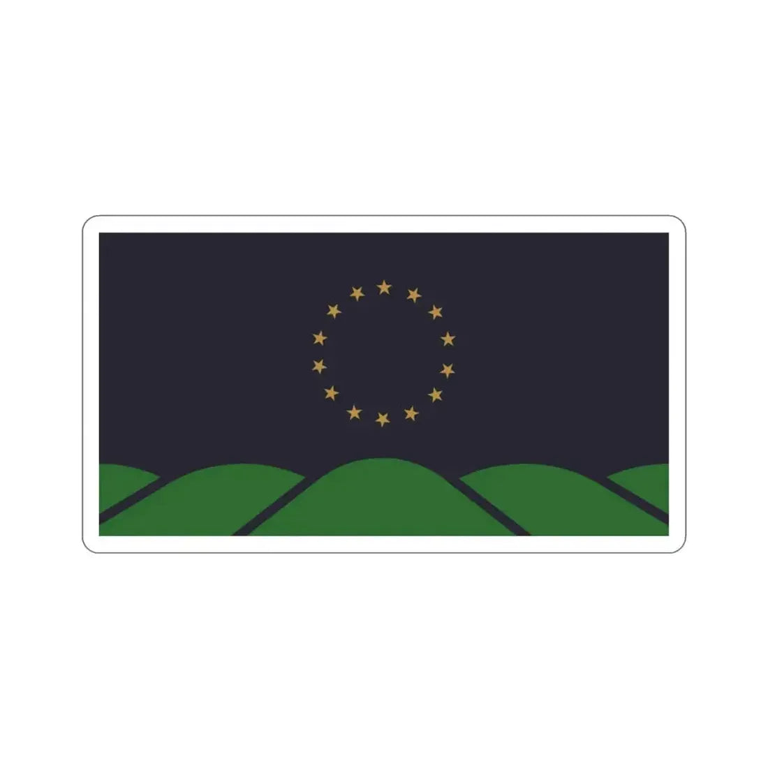 Flag of Montpelier VT USA STICKER Vinyl Die-Cut Decal 3 Inch - The Sticker Space