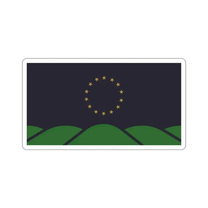 Flag of Montpelier VT USA STICKER Vinyl Die-Cut Decal 4 Inch - The Sticker Space