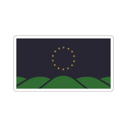 Flag of Montpelier VT USA STICKER Vinyl Die-Cut Decal 4 Inch - The Sticker Space