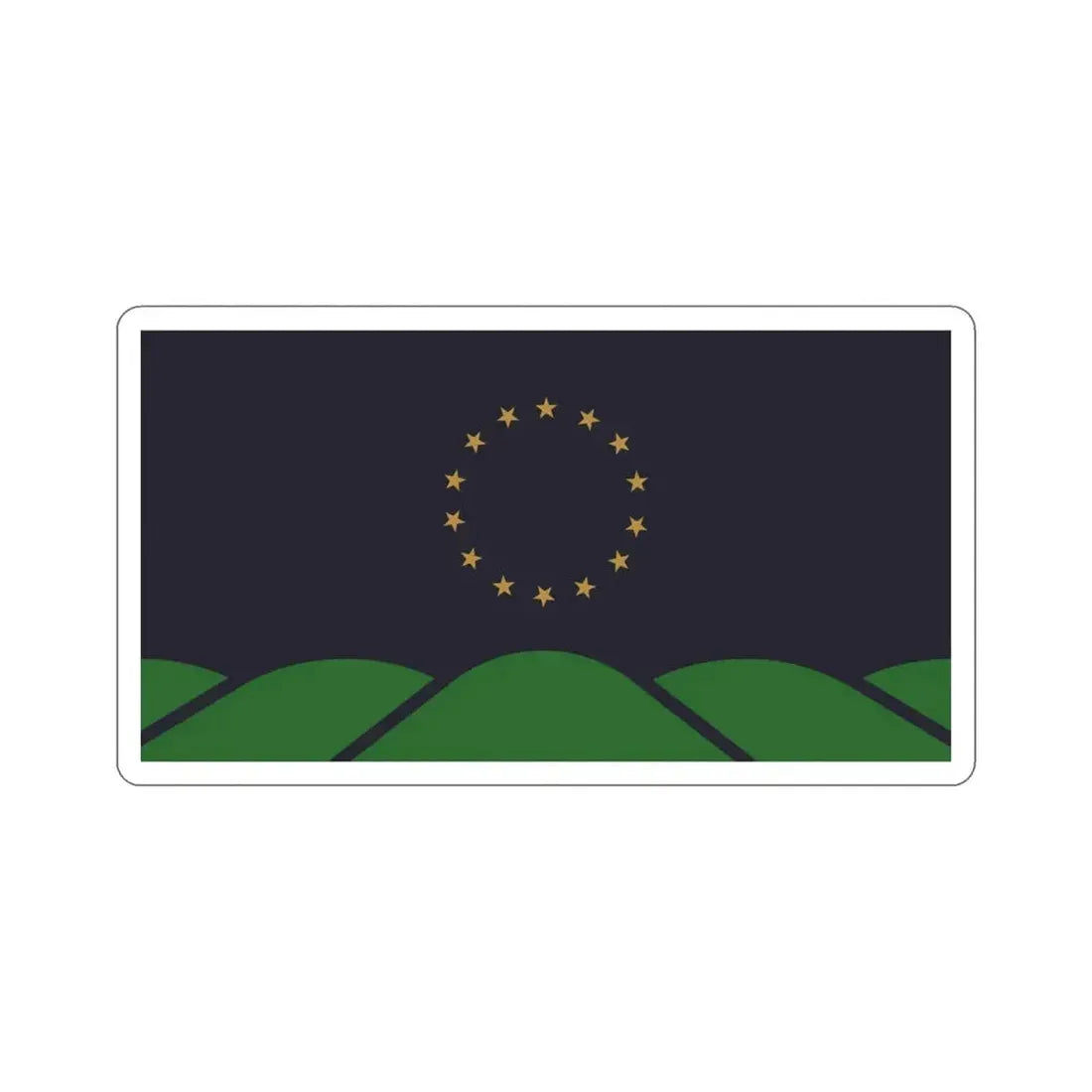 Flag of Montpelier VT USA STICKER Vinyl Die-Cut Decal 5 Inch - The Sticker Space