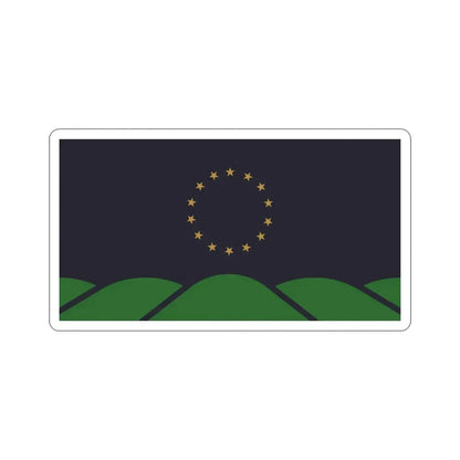 Flag of Montpelier VT USA STICKER Vinyl Die-Cut Decal 5 Inch - The Sticker Space