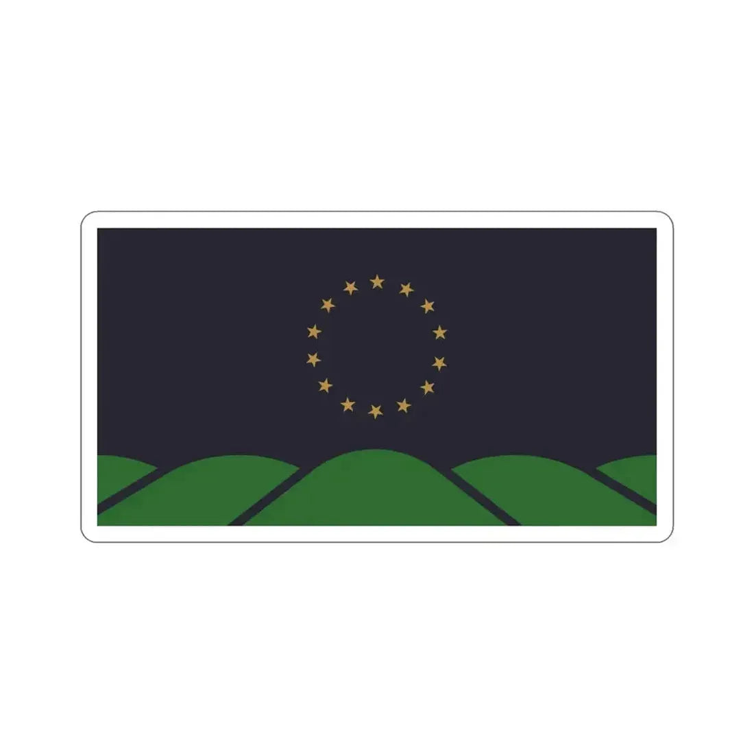 Flag of Montpelier VT USA STICKER Vinyl Die-Cut Decal 6 Inch - The Sticker Space