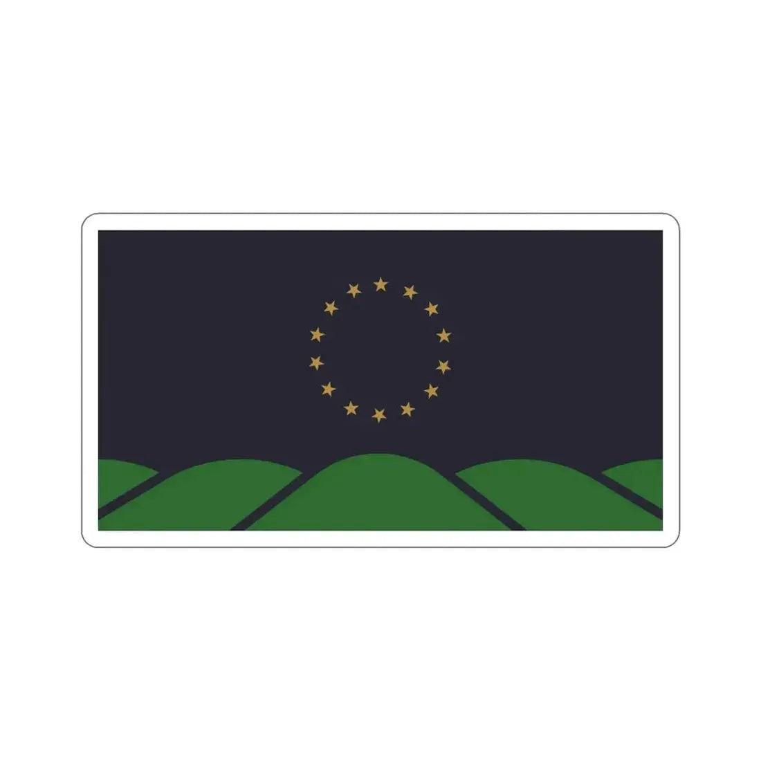 Flag of Montpelier VT USA STICKER Vinyl Die-Cut Decal - The Sticker Space