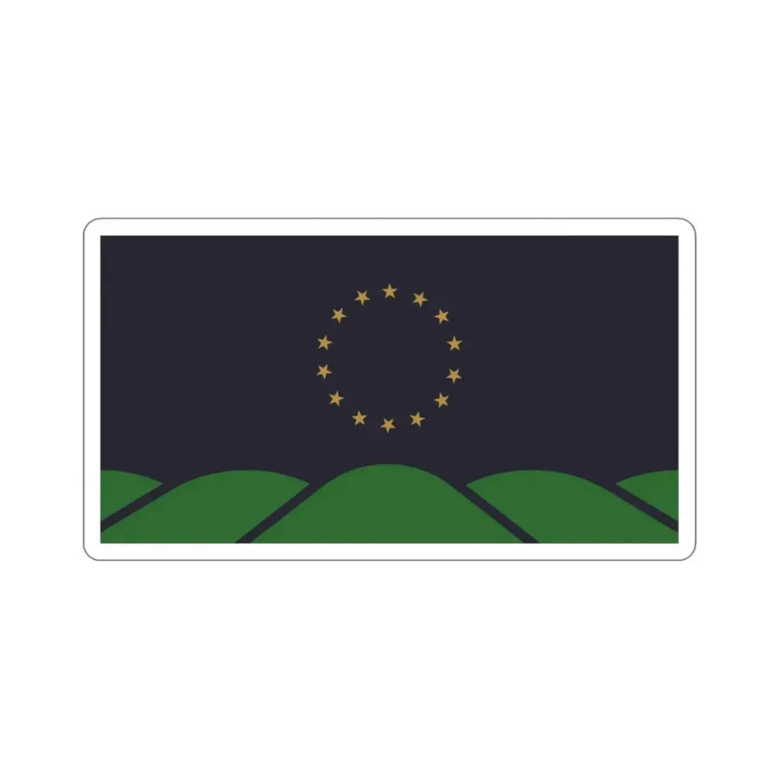 Flag of Montpelier VT USA STICKER Vinyl Die-Cut Decal - The Sticker Space