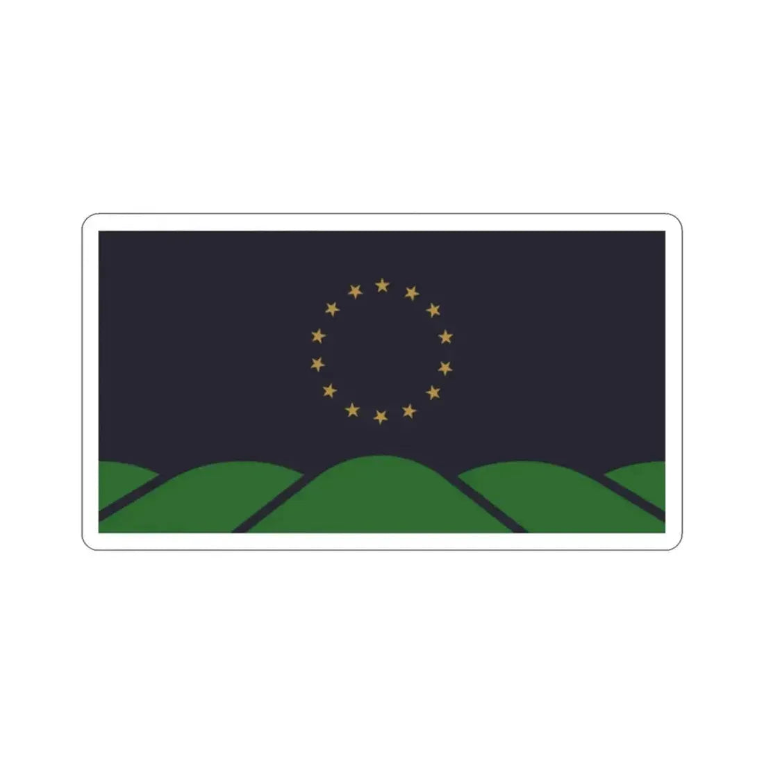 Flag of Montpelier VT USA STICKER Vinyl Die-Cut Decal - The Sticker Space