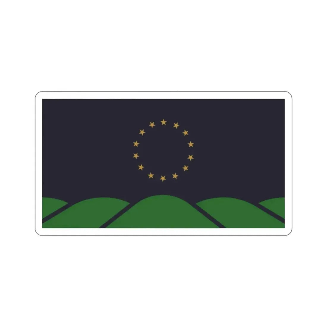 Flag of Montpelier VT USA STICKER Vinyl Die-Cut Decal - The Sticker Space