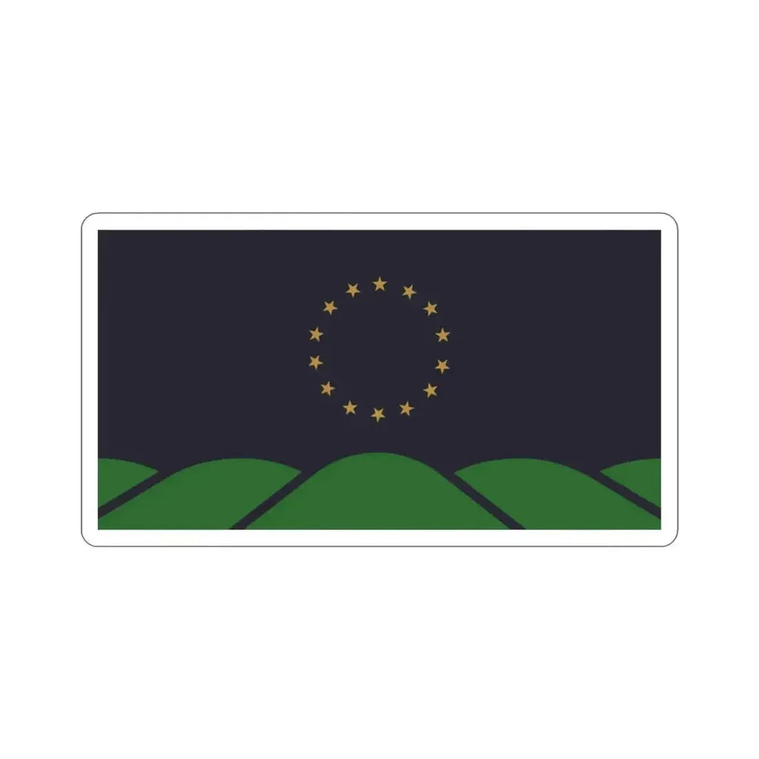 Flag of Montpelier VT USA STICKER Vinyl Die-Cut Decal - The Sticker Space