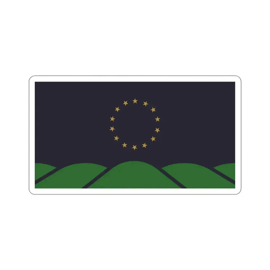 Flag of Montpelier VT USA STICKER Vinyl Die-Cut Decal - The Sticker Space