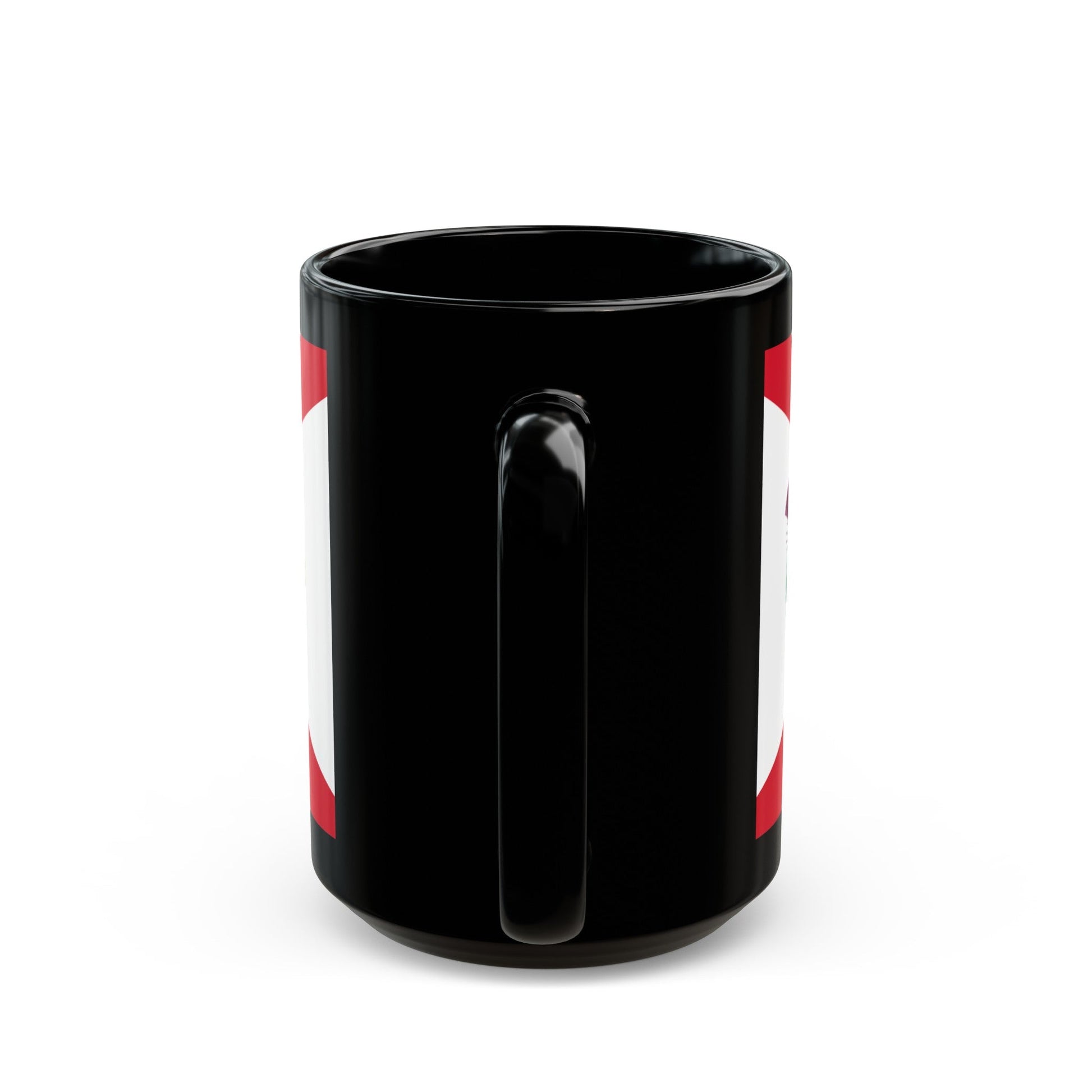 Flag of Montreal 1935 to 1939 Canada - Black Coffee Mug-The Sticker Space