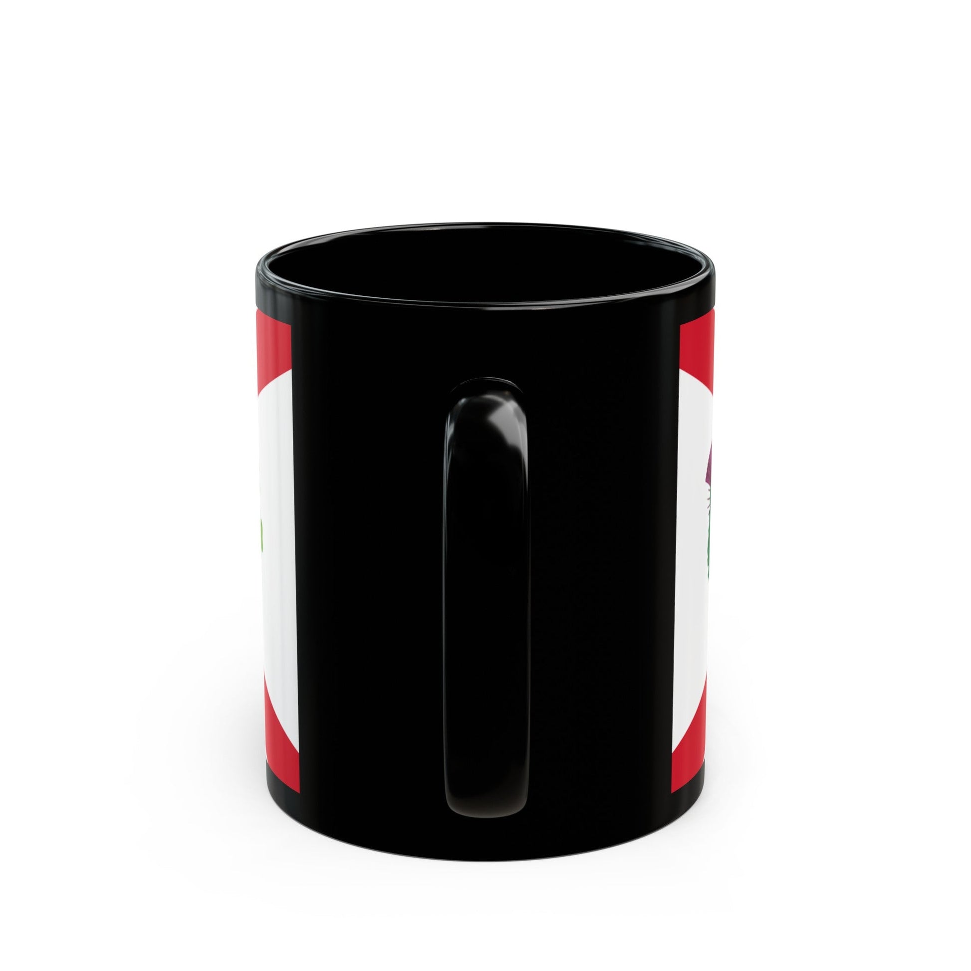 Flag of Montreal 1935 to 1939 Canada - Black Coffee Mug-The Sticker Space