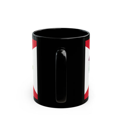 Flag of Montreal 1935 to 1939 Canada - Black Coffee Mug-The Sticker Space