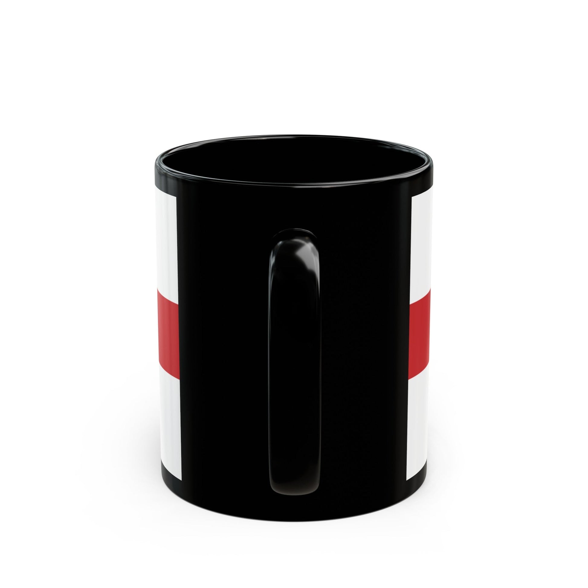 Flag of Montreal 1939 to 2017 Canada - Black Coffee Mug-The Sticker Space