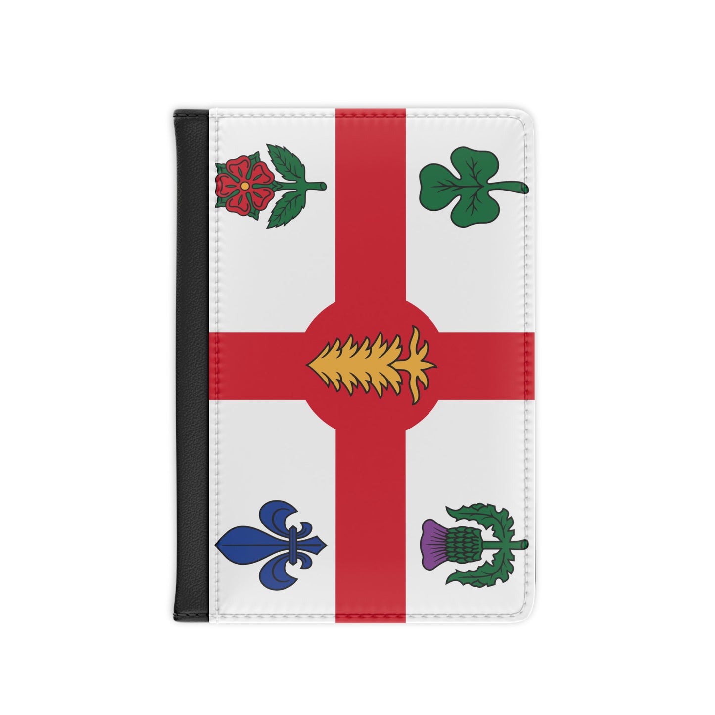 Flag of Montreal Canada - Passport Holder