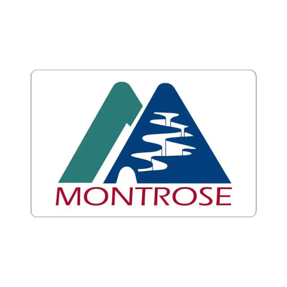 Flag of Montrose Colorado (United States) STICKER Vinyl Kiss-Cut Decal 6 Inch White - The Sticker Space