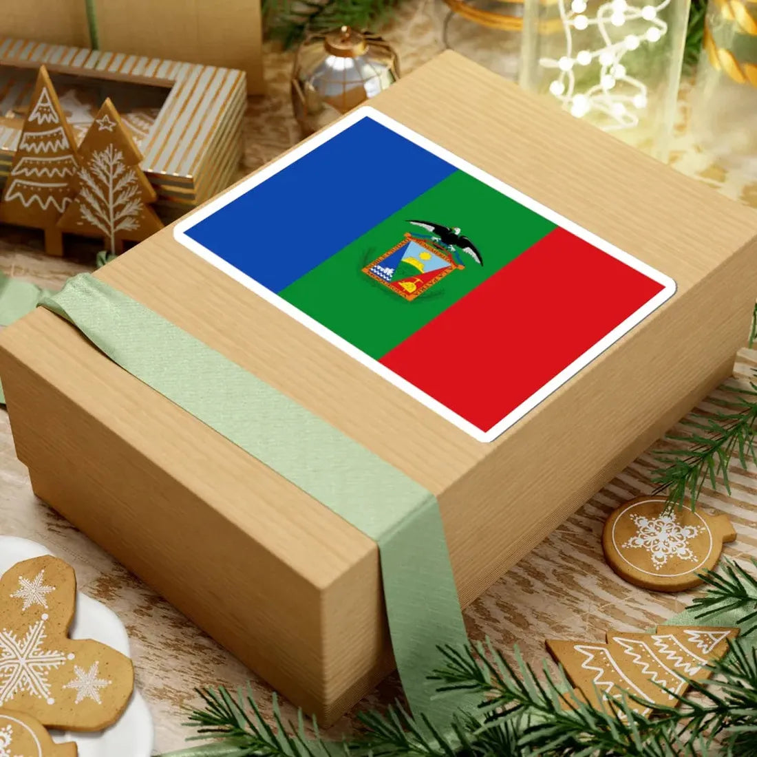 Flag of Moquegua (Peru) STICKER Vinyl Kiss-Cut Decal - The Sticker Space