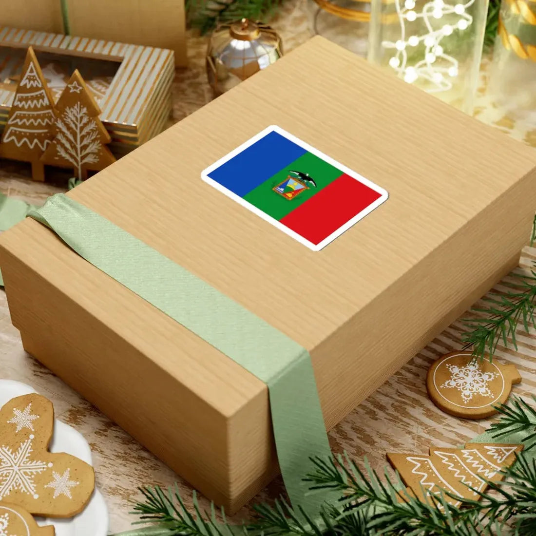 Flag of Moquegua (Peru) STICKER Vinyl Kiss-Cut Decal - The Sticker Space