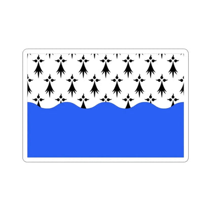 Flag of Morbihan France 2 STICKER Vinyl Die-Cut Decal 2 Inch - The Sticker Space