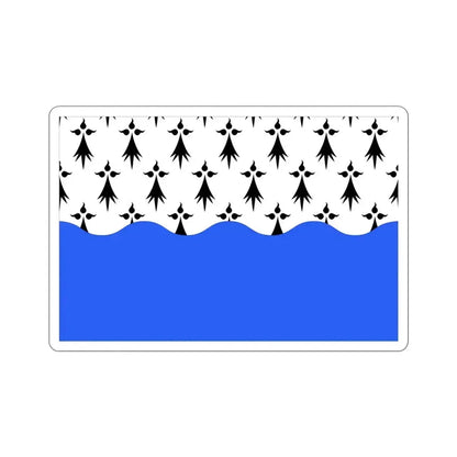 Flag of Morbihan France 2 STICKER Vinyl Die-Cut Decal 3 Inch - The Sticker Space