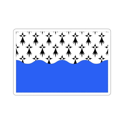Flag of Morbihan France 2 STICKER Vinyl Die-Cut Decal 6 Inch - The Sticker Space