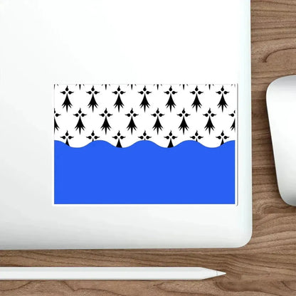 Flag of Morbihan France 2 STICKER Vinyl Die-Cut Decal - The Sticker Space