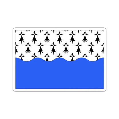 Flag of Morbihan France 2 STICKER Vinyl Die-Cut Decal - The Sticker Space