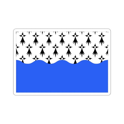Flag of Morbihan France 2 STICKER Vinyl Die-Cut Decal - The Sticker Space