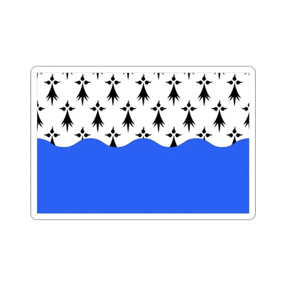 Flag of Morbihan France 2 STICKER Vinyl Die-Cut Decal - The Sticker Space