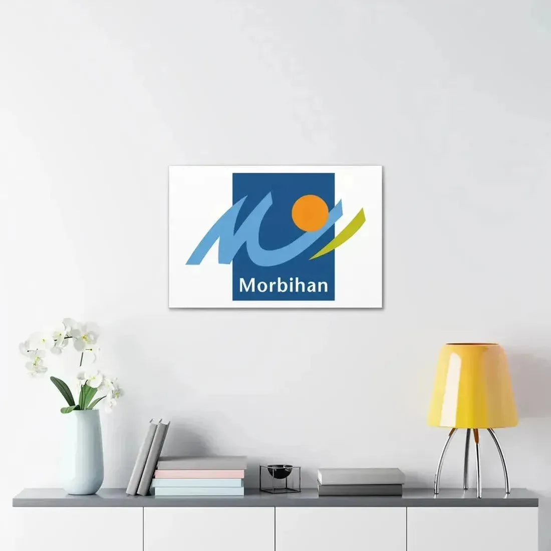 Flag of Morbihan France - Canvas Wall Art - The Sticker Space