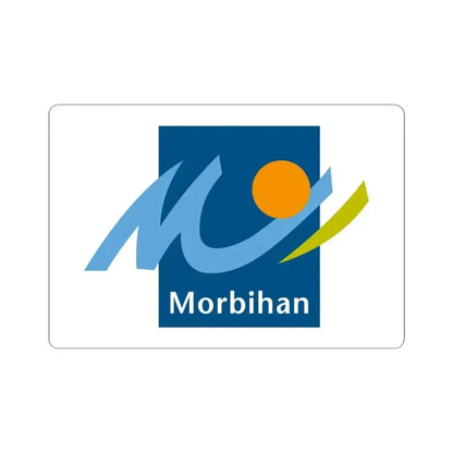 Flag of Morbihan France - STICKER Vinyl Kiss-Cut Decal 4 Inch White - The Sticker Space